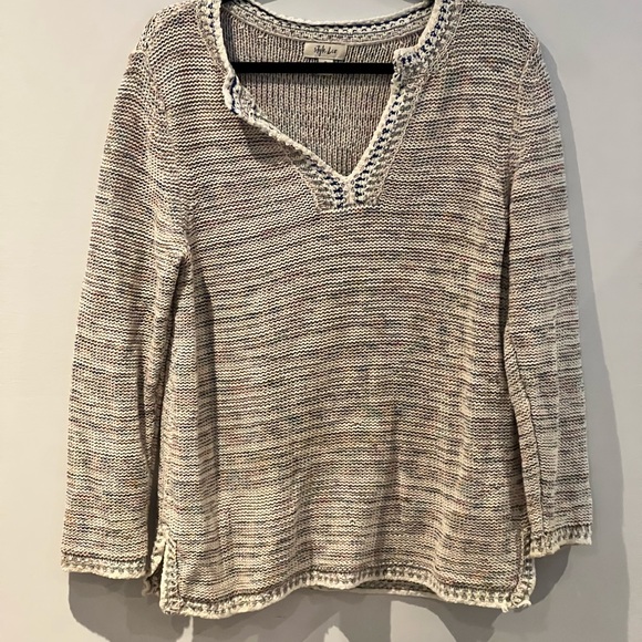 Style & Co Womens Crochet-Trim Tunic - Picture 3 of 5